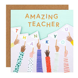 M&S M&S Amazing Teacher Thank You Card 15x15cm- Buy online at McGrocer