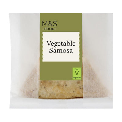 M&S Large Vegetable Samosa with Wheat Pastry and Spices- Buy online at McGrocer