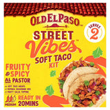 Old El Paso Al Pastor Taco Kit 257g, imported from the UK