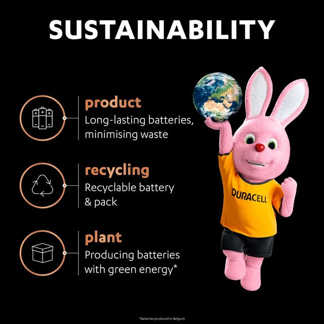 Duracell Optimum AA alkaline batteries 4 pack - British product