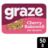 M&S Graze Cherry Bakewell Oat Boosts Flapjack Snack Bar 50g- Buy online at McGrocer