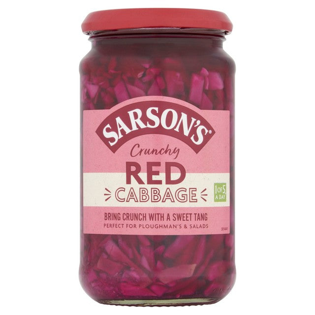 Sarson's Sweet and Mild Red Cabbage 445g (British brand)