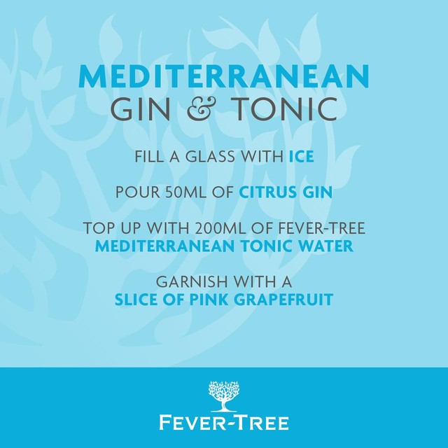 Fever-Tree Light Mediterranean Tonic Water 500ml - British product