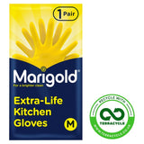 M&S Marigold Extra Life Kitchen Gloves Rubber Medium- Buy online at McGrocer