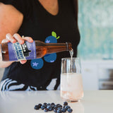Lo Bros kombucha blueberry lemonade 330ml, UK version
