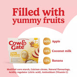 Cow & Gate apple banana baby food pots - British product