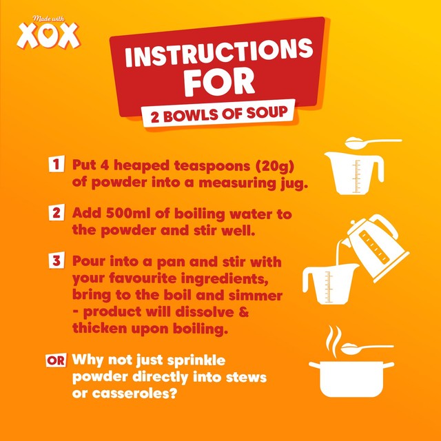 Oxo Mediterranean vegetable stock powder - British brand