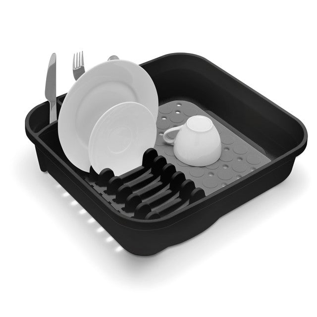 Addis dish draining rack black grey 41x37.5x11.5cm - British product