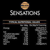 Walkers Sensations Mature Cheddar Cheese & Chilli crisps 150g (British brand)