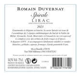 Romain Duvernay Lirac red wine AOP (British brand)