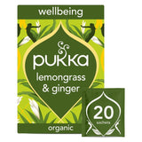 M&S Pukka Organic Lemongrass & Ginger Herbal Tea Bags x20- Buy online at McGrocer