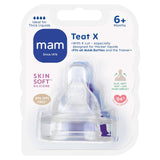 M&S MAM Silicone Cross Cut Bottle Teats for 6+ Months- Buy online at McGrocer