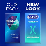 Durex close fit condoms 12 pack - British product