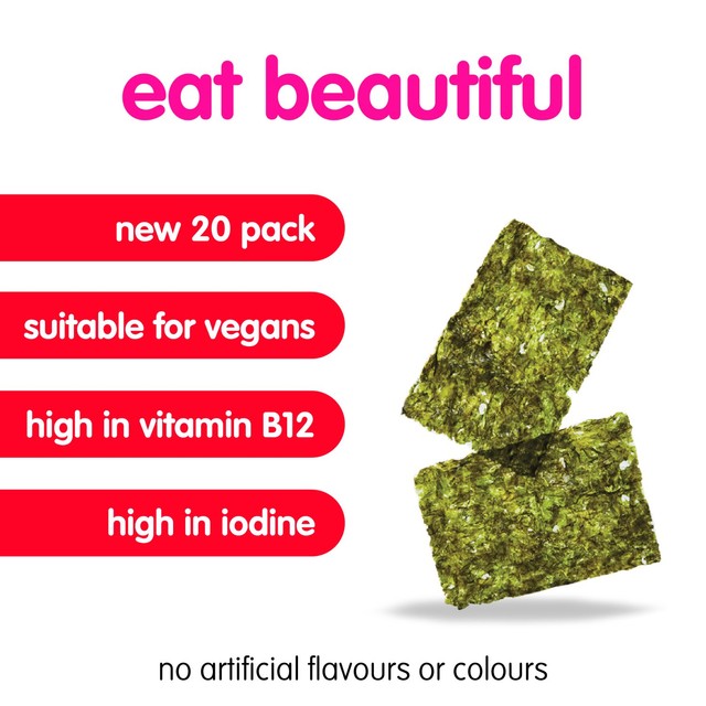 Itsu Sriracha crispy seaweed thins 5g, UK version
