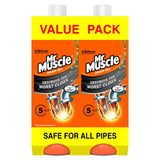 Mr Muscle Power Gel Drain & Sink Unblocker Twin Pack 2 x 1L