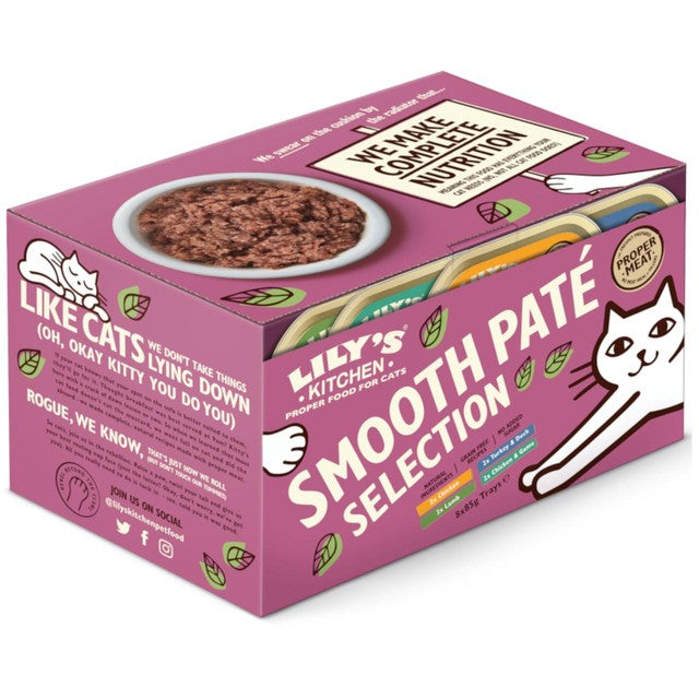 Lily's Kitchen cat pate selection multipack 8 x 85g, UK version