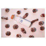Evian glass water bottle Designer Blue 500ml - British product