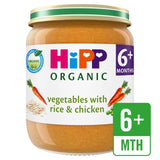 M&S HiPP Organic Vegetables with Rice & Chicken Baby Food Jar 125g- Buy online at McGrocer