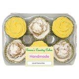 Emma's Country Cakes Vanila and Lemon cupcakes 6 pack (British brand)