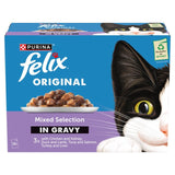 M&S Felix Original Mixed Selection in Gravy Wet Cat Food 12 x 85g- Buy online at McGrocer