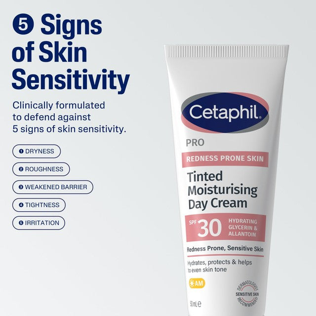 Cetaphil Pro Tinted Moisturising Day Cream SPF30 50ml - British product