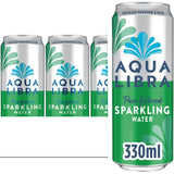 Aqua Libra Sparkling Water 24 x 330ml Cans