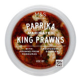 M&S Paprika Marinated King Prawns 140g, imported from the UK