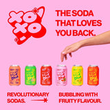 XOXO Sparkling Watermelon soda 4 x 330ml (British brand)