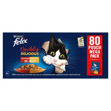M&S Felix Doubly Delicious Countryside Selection in Jelly Wet Cat Food 80 x 85g- Buy online at McGrocer