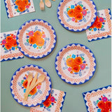Talking Tables boho floral paper napkins 20 pack (British brand)