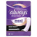 M&S Always Discreet Ultimate Night Adult Incontinence Pads 6 Pack- Buy online at McGrocer