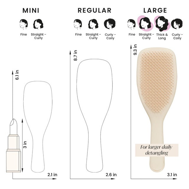 Tangle Teezer Large Detangler Cappuccino Hairbrush (British brand)