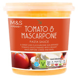 M&S tomato mascarpone pasta sauce (British brand)