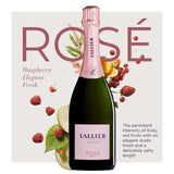 Lallier Champagne Grand Rose 75cl, UK version