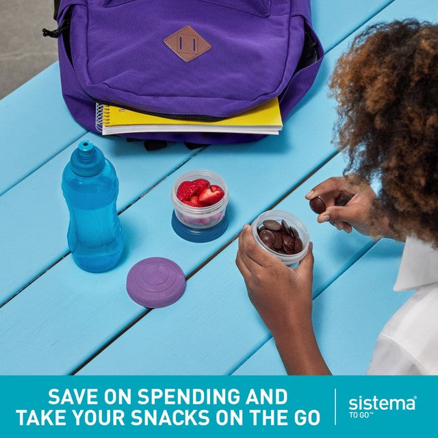 Sistema Mini Bites snack containers, imported from the UK