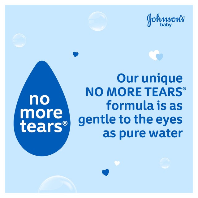 Johnson's Baby No More Tears shampoo for gentle daily care, imported from the UK