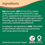 Starbucks oat cappuccino iced coffee 220ml (British brand)