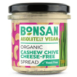 BONSAN Organic Cashew Chive Cheese-Free Spread 135g - British product