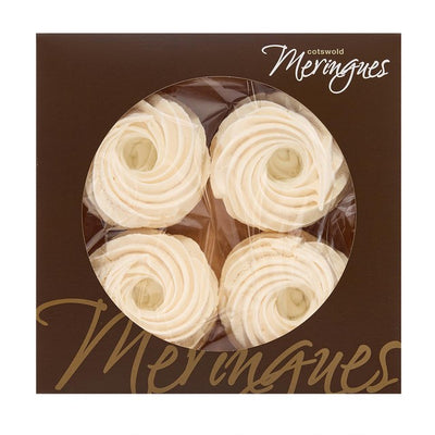 M&S Cotswold Handmade Meringues Individual Meringue Nests 4 x 30g- Buy online at McGrocer