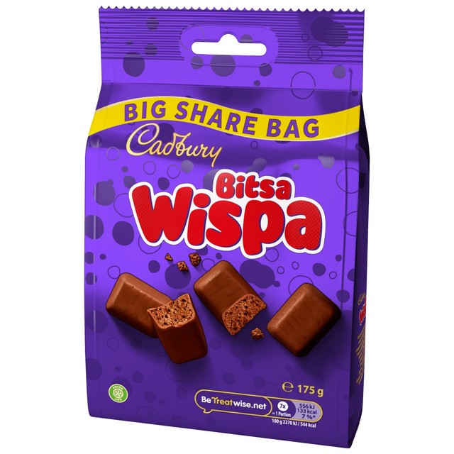 Cadbury Bitsa Wispa milk chocolate bits 175g - British product