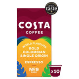 M&S Costa Colombia Roast Coffee Pods 10 per pack- Buy online at McGrocer