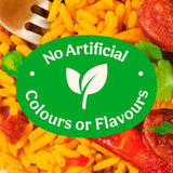 Ben's Original paella chorizo and vegetable microwave rice meal 250g - British product