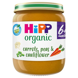 HiPP Organic Carrots, Peas and Cauliflower Baby Food 125g