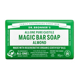 M&S Dr Bronner Almond Organic Multi-Purpose Soap Bar 140g- Buy online at McGrocer