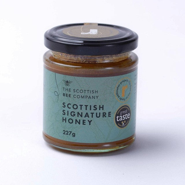 Scottish Bee Company heather and blossom honey 227g (British brand)