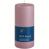 M&S Liljeholmens Pressed Pillar Stearin Candle Mallow 68x150mm- Buy online at McGrocer
