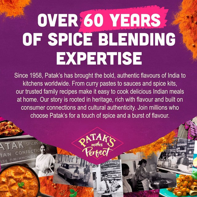 Patak's vegetable biryani ready meal 270g, imported from the UK