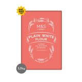 M&S plain white flour 1.5kg, imported from the UK