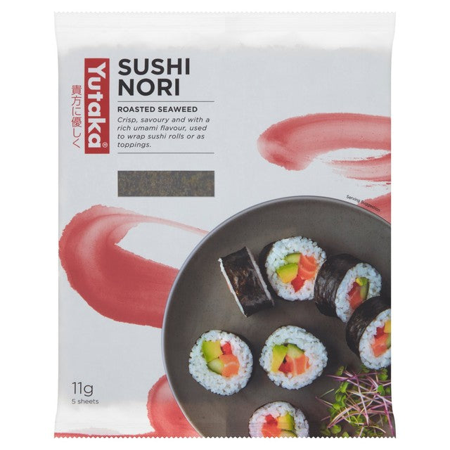 Yutaka sushi nori seaweed 11g (British brand)