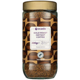 Ocado Gold Roast Instant Coffee 200g, imported from the UK